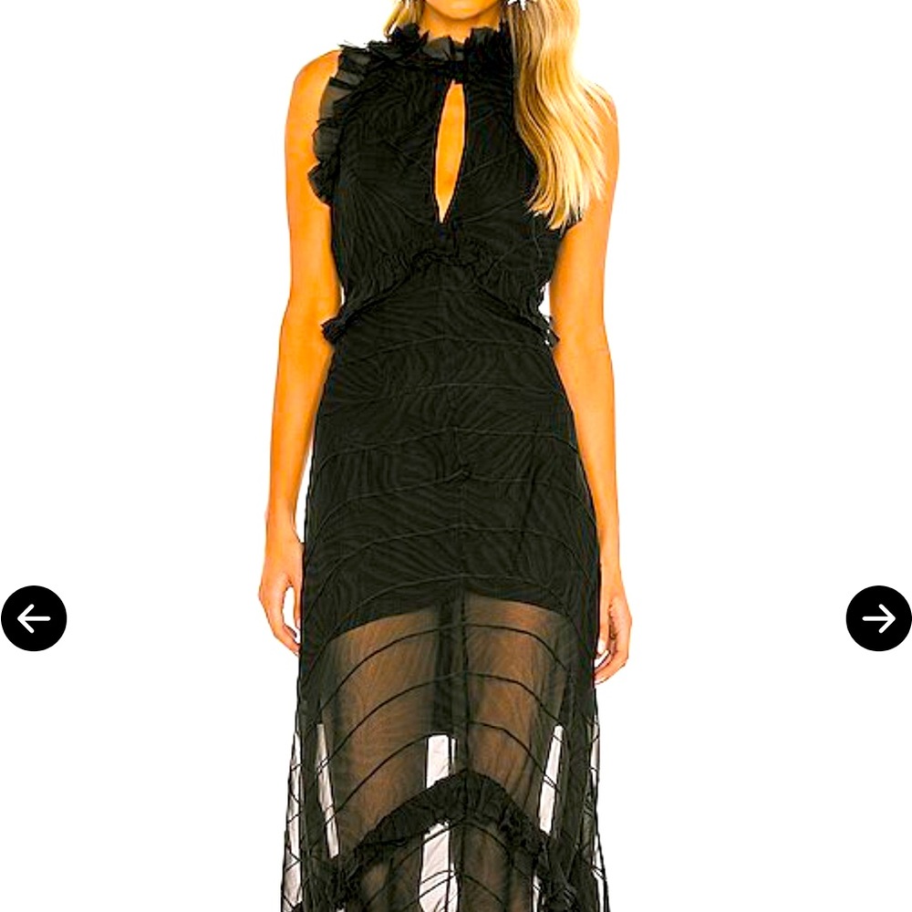 RARE RETROFETE DINA BLACK ZEBRA MAXI DRESS SOLD OUT.